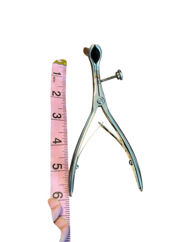 Vintage Stainless Steel Vaginal Rectal Speculum Medical Instrument Gynecology gallery