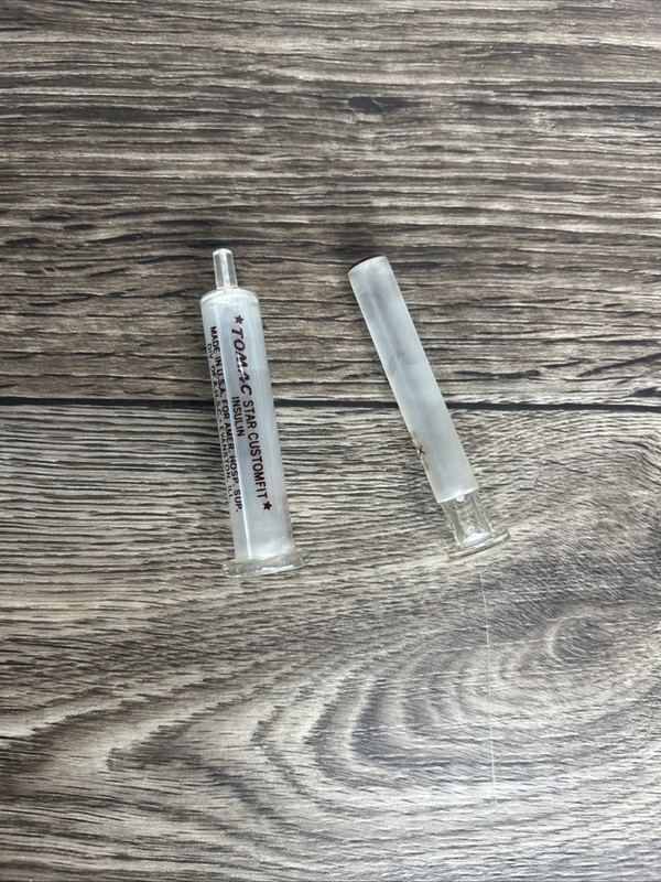 Vintage Glass Syringe Lot – 2cc 20cc 50cc – ACE BD Tomac – USA Made gallery
