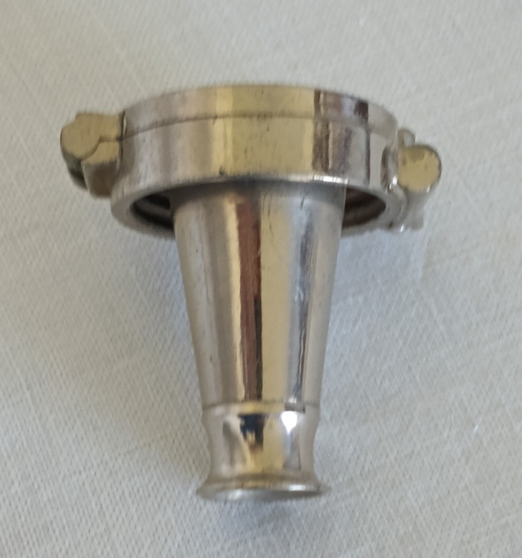 POCKET SPITTOON FLASK LID ONLY ~ Metal, Dr. Dettweiler's, 1900's gallery