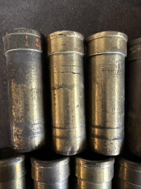 Lot of 12 Vintage Brass Centrifuge Rotor Tubes Medical gallery