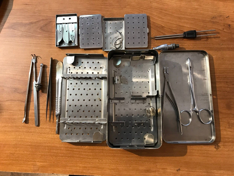 Medical tools , metal box sterilizer , surgical tools