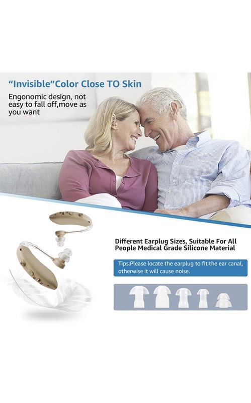 Hearing Aids for Seniors Rechargeable with Noise Cancelling, G25D (Right , Left) gallery