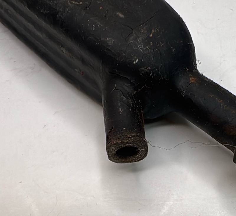 Vintage Mid Century Medical Sigmoidoscope Black Rubber Metal Colon Tube 16 Inc gallery