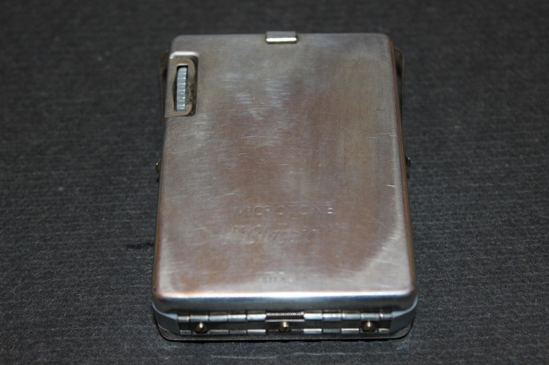 1949 MICROTONE CLASSIC HEARING AID - STERLING CASE gallery