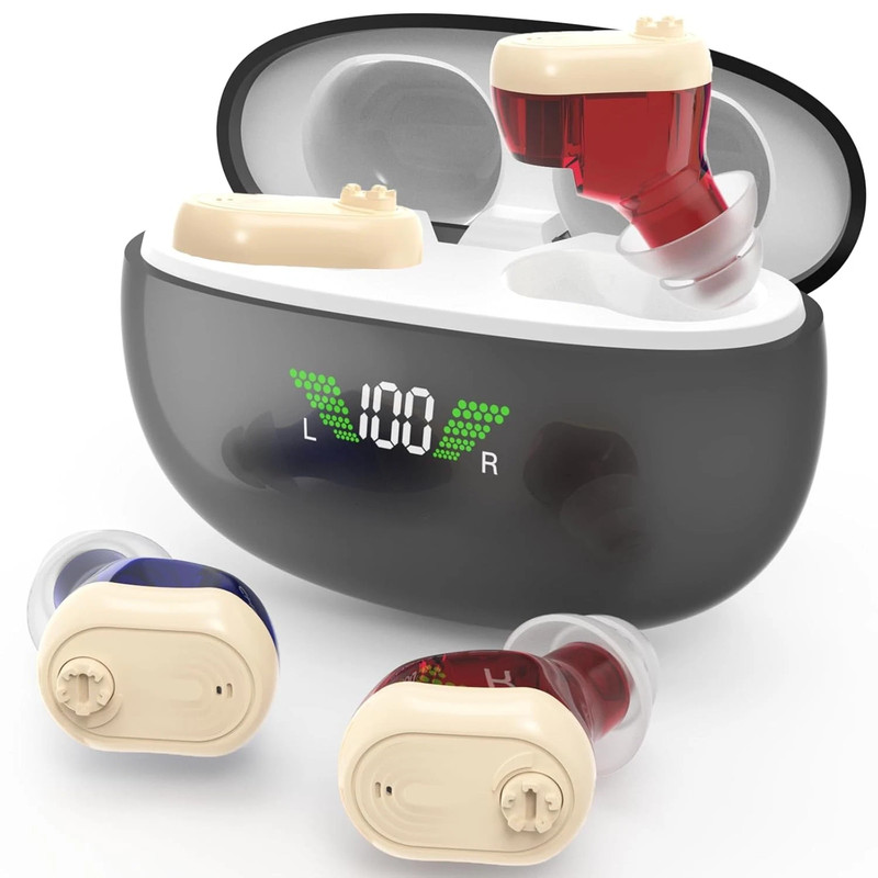 Hearing Aids for Seniors Rechargeable with Noise Cancelling