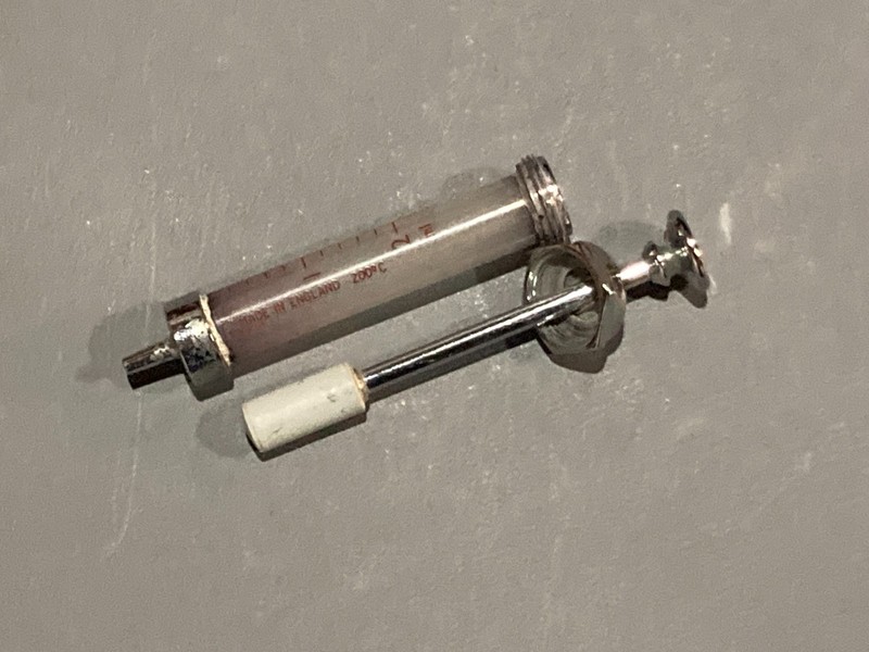 Vintage Glass Syringes - British Made - Lot of 2 gallery
