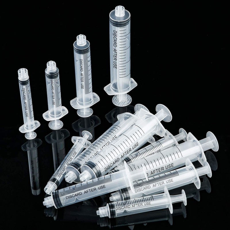 52 Pcs - 3ml 5ml 10ml 20ml Syringes with 14ga, 52 Pack-3ml gallery
