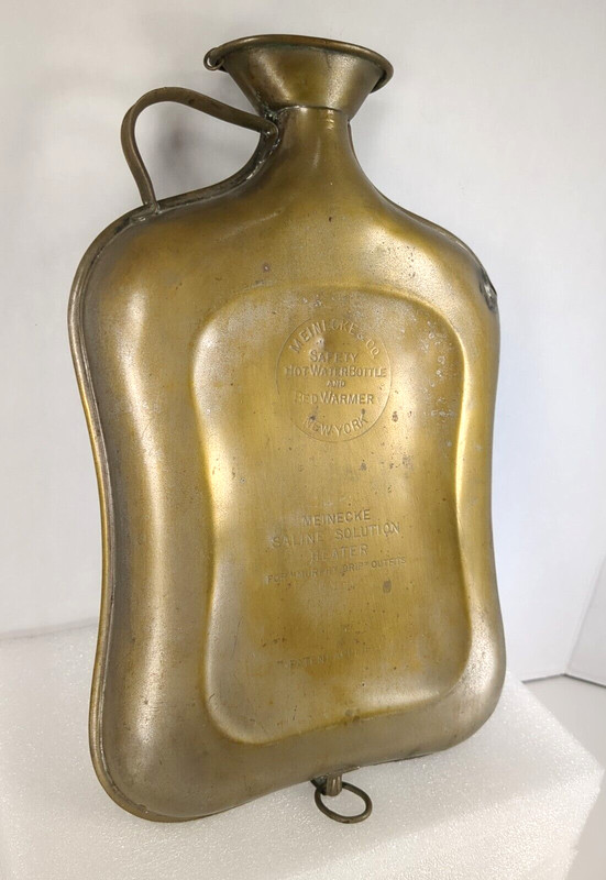 Vintage Meinecke Safety Hot Water Bottle Bed Warmer New York Murphy Drip Outfits gallery