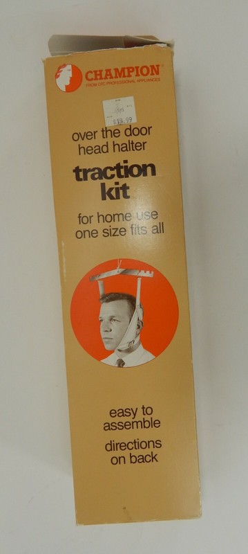 Vintage Champion Over the Door Head Halter Traction Kit Made in USA
