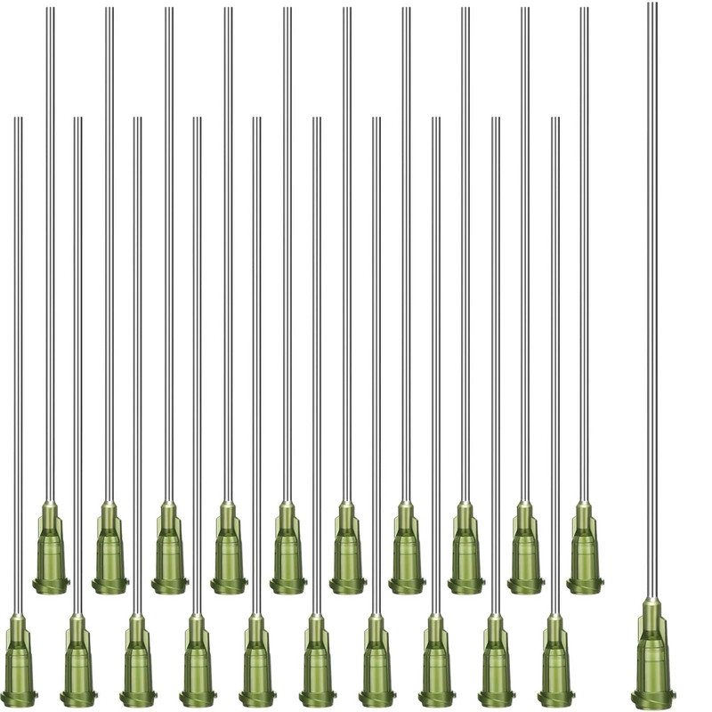Blunt Tip Dispensing Needles 20 Pack 14G 4 Inch Industrial Liquid Dispenser Need