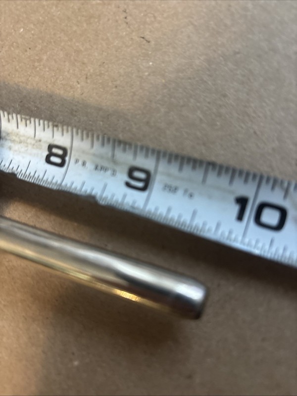Antique Vintage Brass Medical Syringe VGC Unsigned Smooth Injection Pull gallery