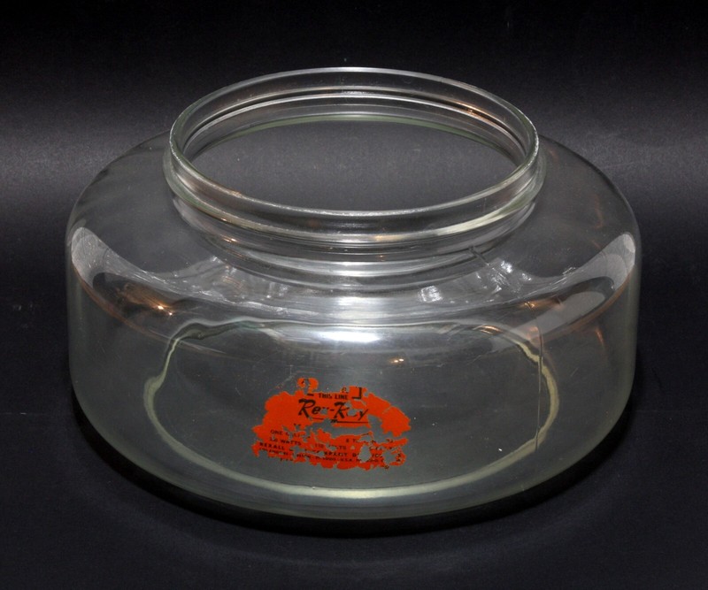 Vintage Rex-Ray Clear Glass Vaporizer Tank Aquarium Terrarium Rexall Drug Co.