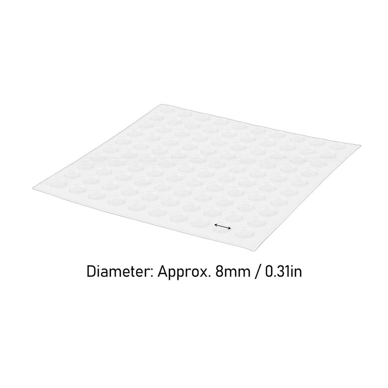 400pcs Silicone Braille Stickers Tactile Labels For Everyday Item Identification gallery