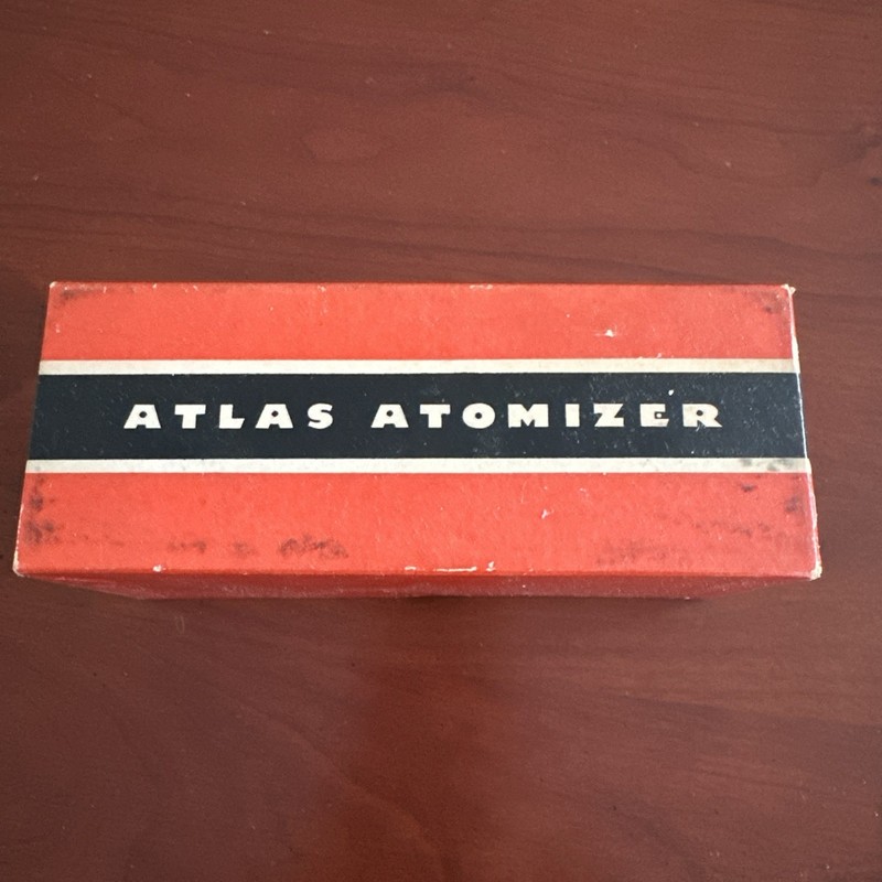 Vintage Atlas Atomizer No.24 Adjustable Tip Oil/ Water - Medium Spray -Orig. Box gallery