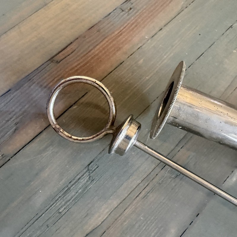 Vtg Medical Proctoscope Sigmoidoscope Speculum Tool Steampunk Oddity 11" gallery