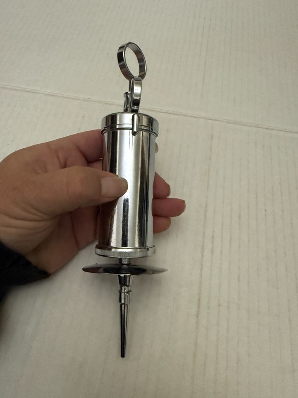 Vintage Stainless Steel Pomeroy Ear Syringe for Ear Irrigation gallery