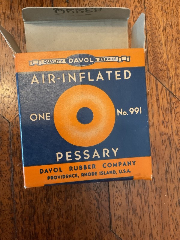 Davol Rubber Company air-inflated pessary