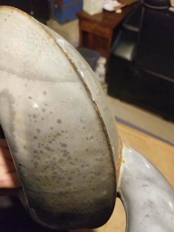Vintage Graniteware Bedpan Grey Gray Granite Ware Enamelware Enameled ware gallery