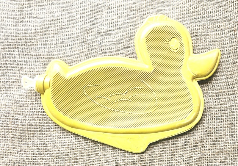 Vintage 1960s Rubber Yellow Duck Hot Water Bottle gallery