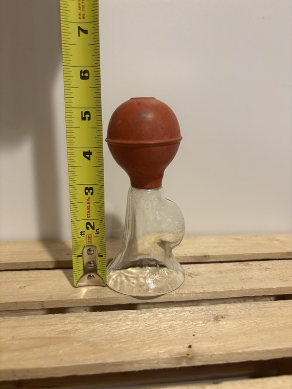 Vintage B. F. Goodrich Koroseal Breast Pump, Glass Breast Pump gallery