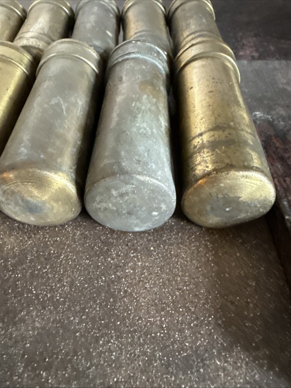 Lot of 12 Vintage Brass Centrifuge Rotor Tubes Medical gallery
