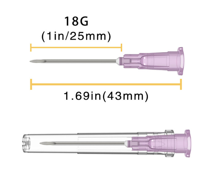 18 Gauge 1 Inch Needle (100Pack),Luer Lock Industrial Accessories Needles,Indivi gallery