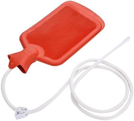 Rubber Douche / Enema Bag, Hot Water Bottle Combination System Kit for Red gallery