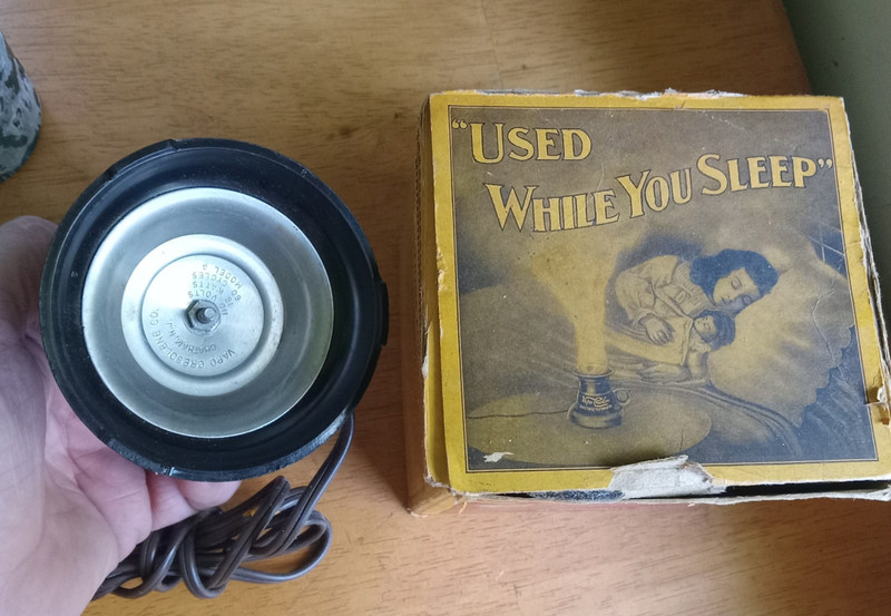1930s VAPO CRESOLENE ELECTRIC VAPORIZER COMPLETE w/ORIGINAL PAN & BOX gallery