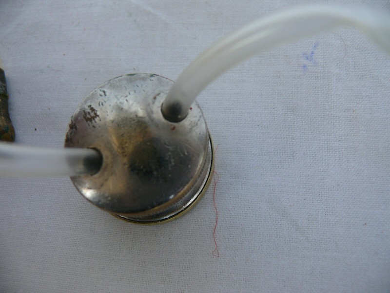 VINTAGE MEDICINE OLD BRASS EAR CLEANING TOOL #1372 gallery