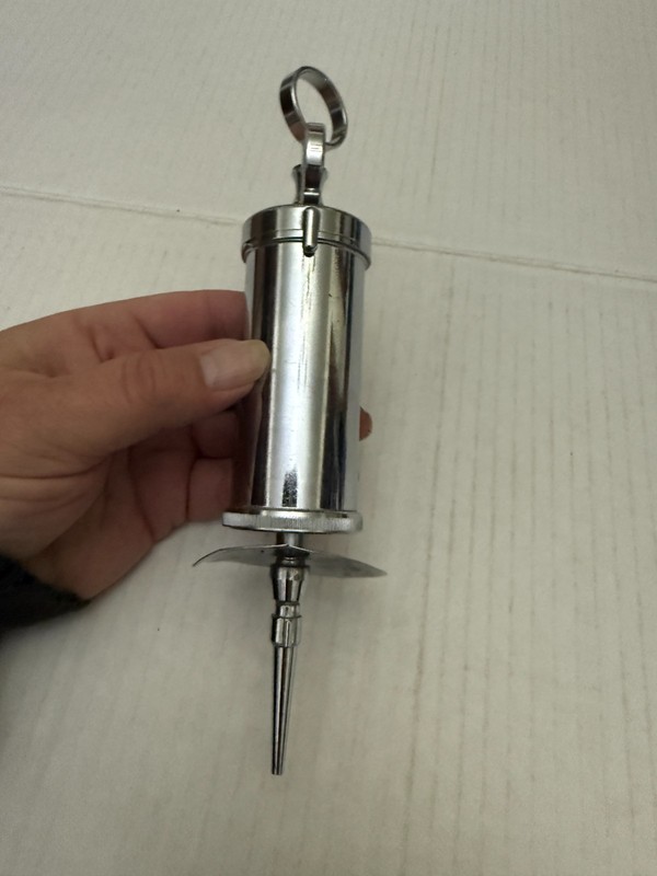 Vintage Stainless Steel Pomeroy Ear Syringe for Ear Irrigation gallery
