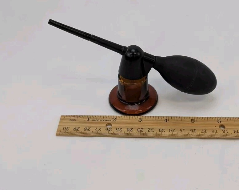 Vintage DeVilbiss Atomizer 114 Amber Glass gallery
