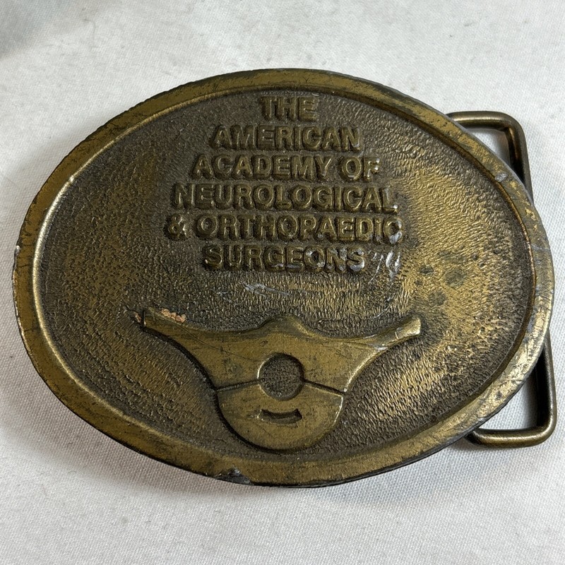 Vtg American Academy Of Neurological & Orthopedic Surgeons Buckle & Cuff Links gallery