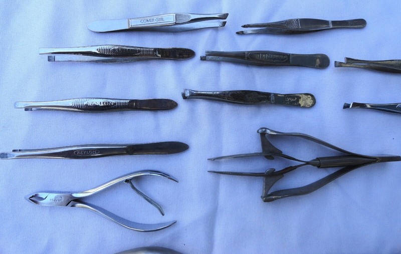 24 Vintage Tweezers Lot, Revlon, La Cross, Gem, Centurion, Pakistan, etc. gallery