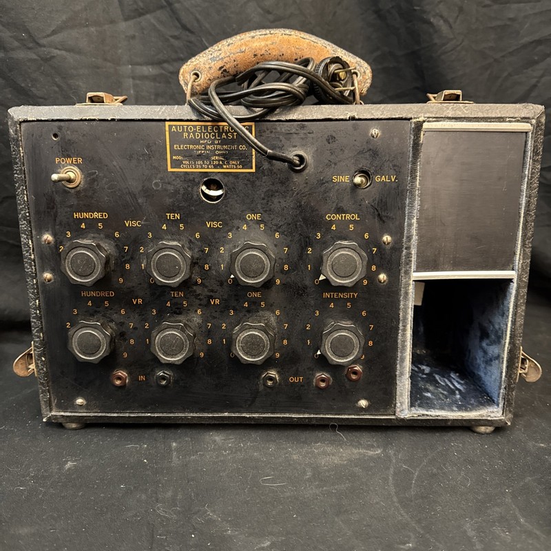 Vintage Medical Quackery Auto-Electronic Radioclast Radionic Instrument Set gallery