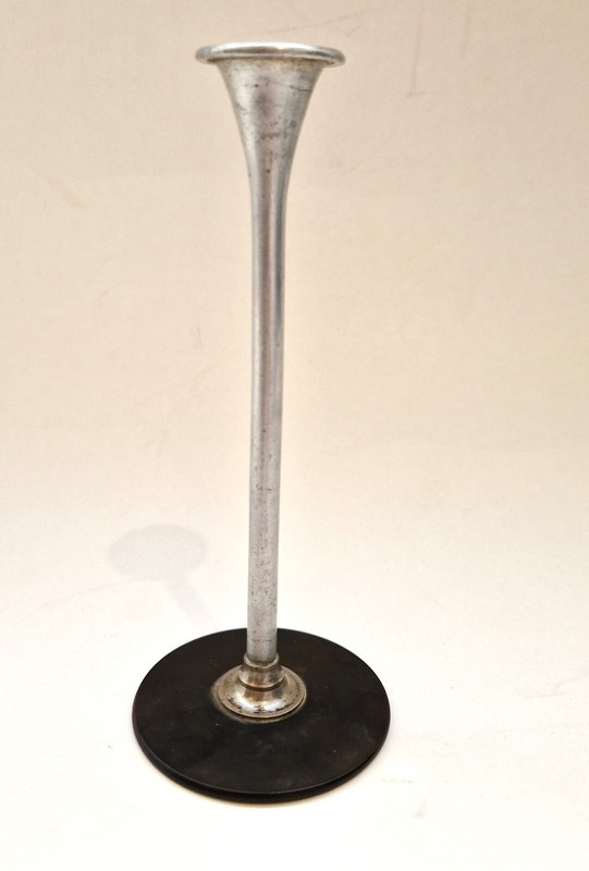 A French Aluminum and ebonite heart stethoscope, circa 1920