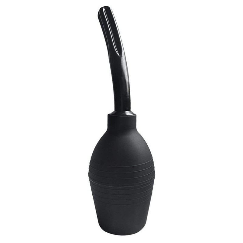 Abyclean Anal Douche Enema Bulb Vaginal Cleaner for 310ml, Black