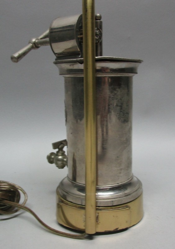 Unique 19th C. FRENCH MEDICAL Instrument as Lamp EGUISIER Model #1 circa 1860s gallery