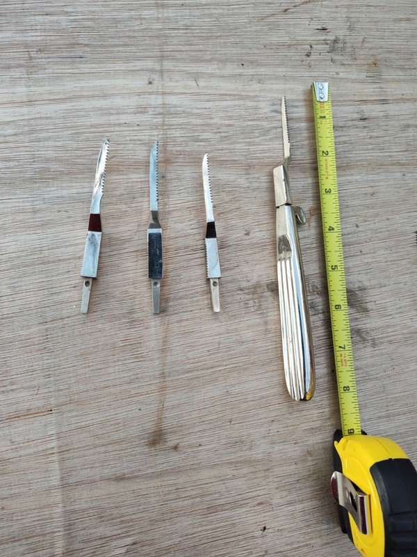 Rare H. Pfau Germany Surgical Saws - Lot of 4 - gallery