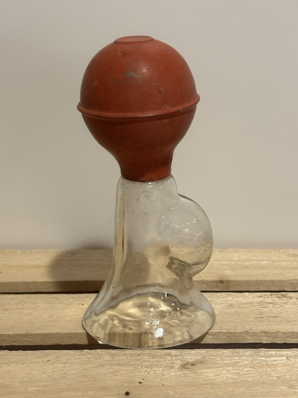 Vintage B. F. Goodrich Koroseal Breast Pump, Glass Breast Pump gallery