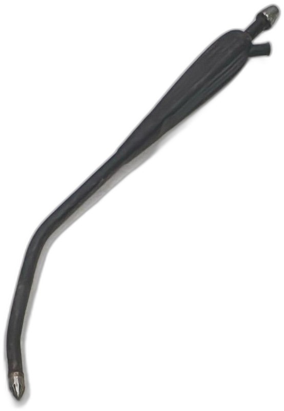 Vintage Mid Century Medical Sigmoidoscope Black Rubber Metal Colon Tube 16 Inc gallery