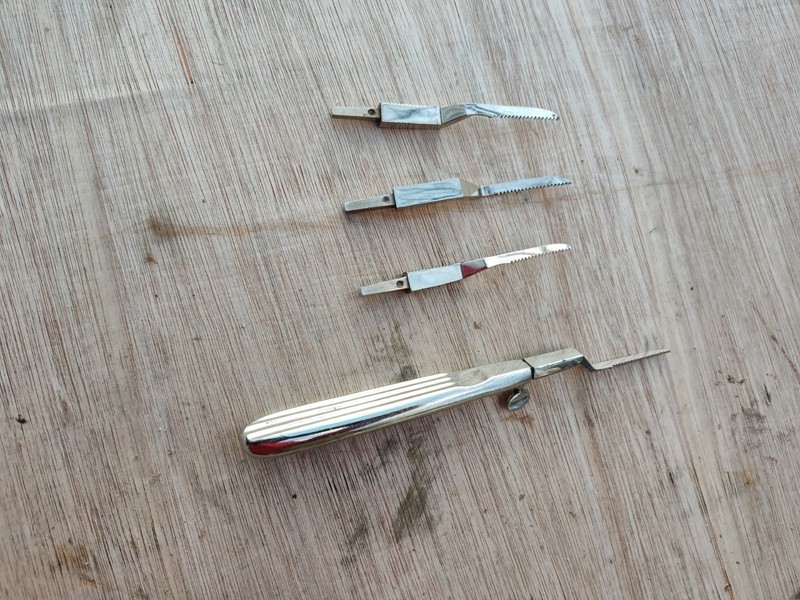 Rare H. Pfau Germany Surgical Saws - Lot of 4 - gallery