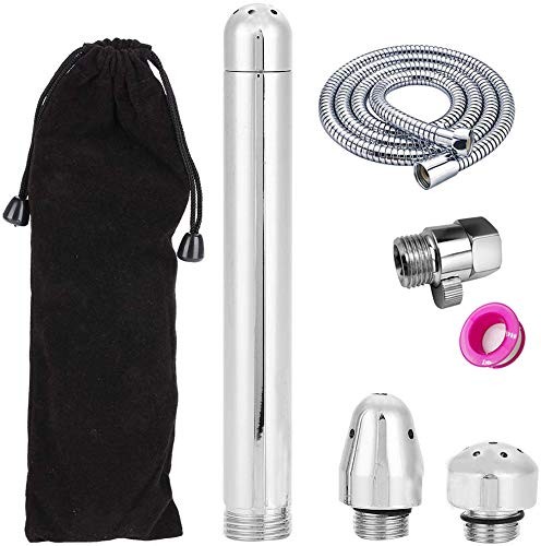 Shower Douche Kit - 3 Heads Cleansing System,Regulator Silver
