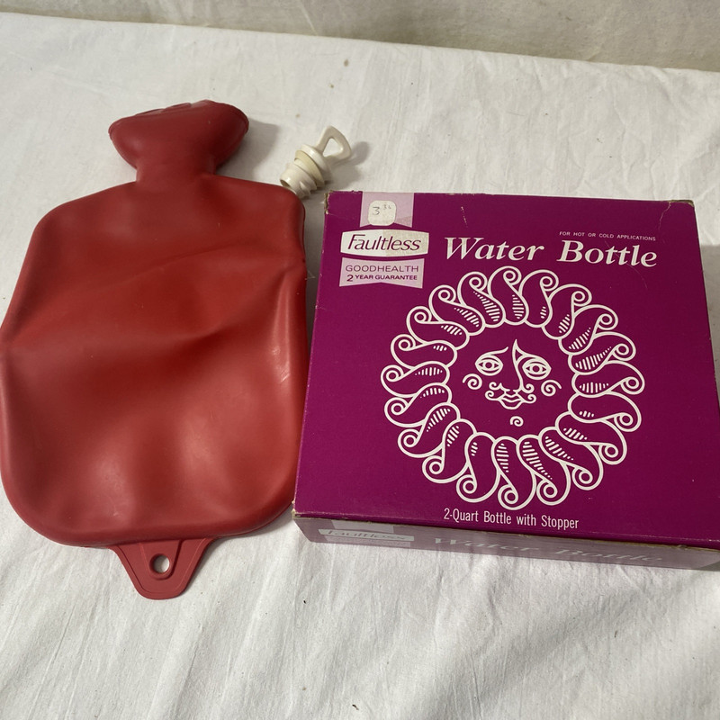 Vintage Water Bottle Bag 2 quart or 64oz. Faultless Rubber Co.