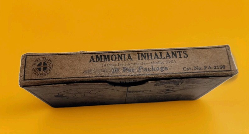 Ammonia Inhalants Original Box with 10 Inhalers Vintage 1930s-40s Era gallery