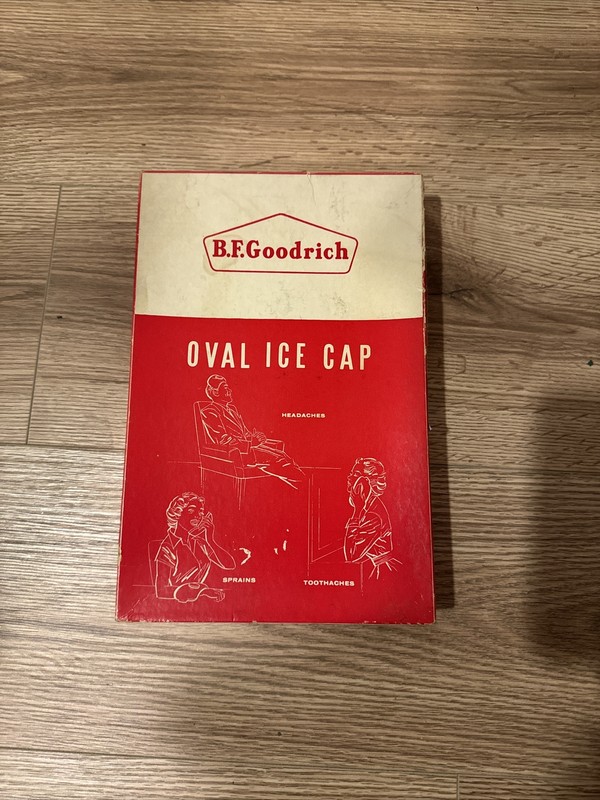 Vintage B. F. Goodrich Oval Ice Cap No. 29 with Original Box
