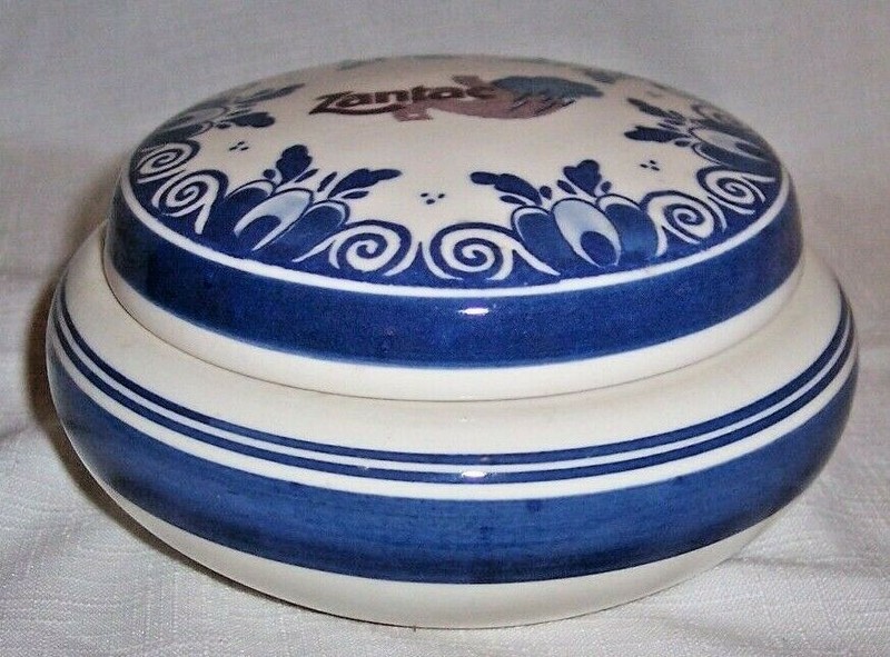DELFT BLUE GLAXO Pharmaceutical Advertising Pill Zantac Medical TRINKET BOX gallery