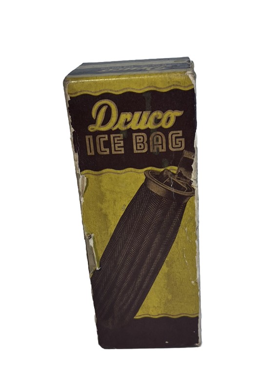 VTG ANTIQUE Druco Ice Bag Pack in Original Box Philadelphia Drug Company gallery