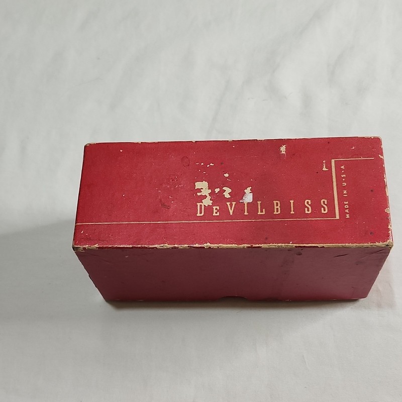 DeVilbiss Atomizer No. 251 Hard Rubber w/ Box, Glass Bottle & Bulb gallery