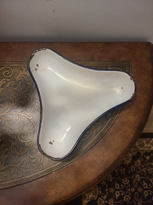VTG Medical Enameled Surgical Tray Dental Plate Lab Hygienic Czechoslovakia