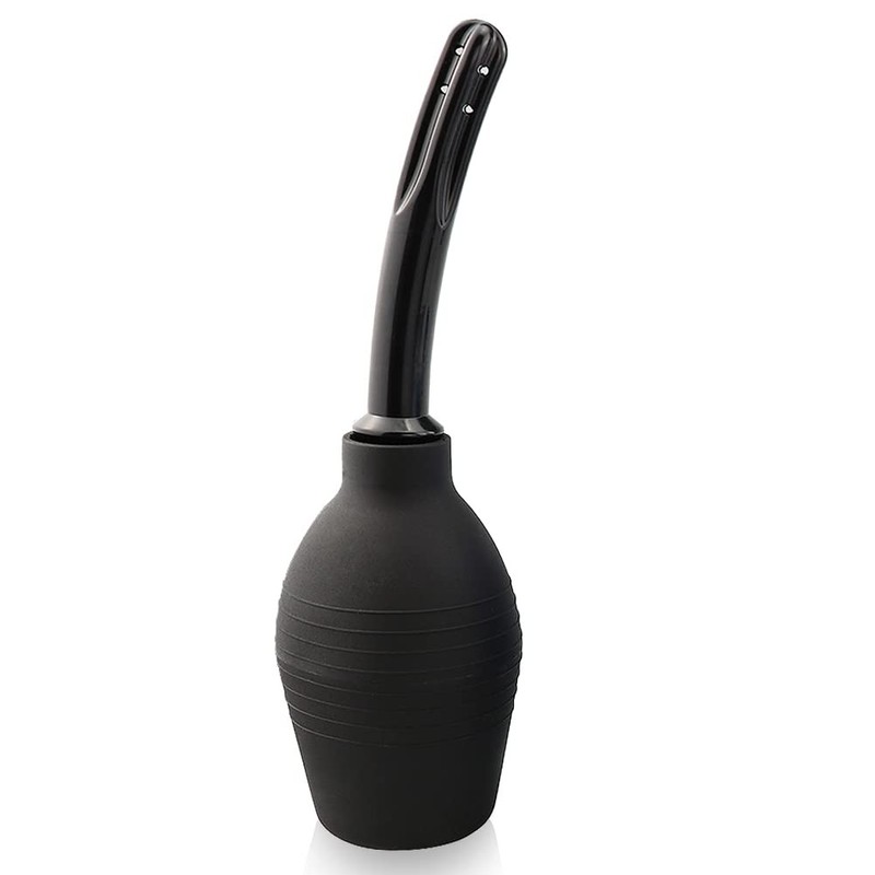 Clean and Healthy Anal Douche for Women,Shower 10 Ounce (1 Piece), Black